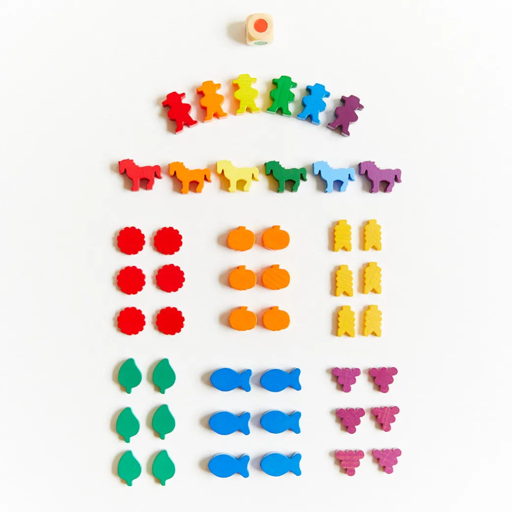 Around The Year On The Farm Game Pieces