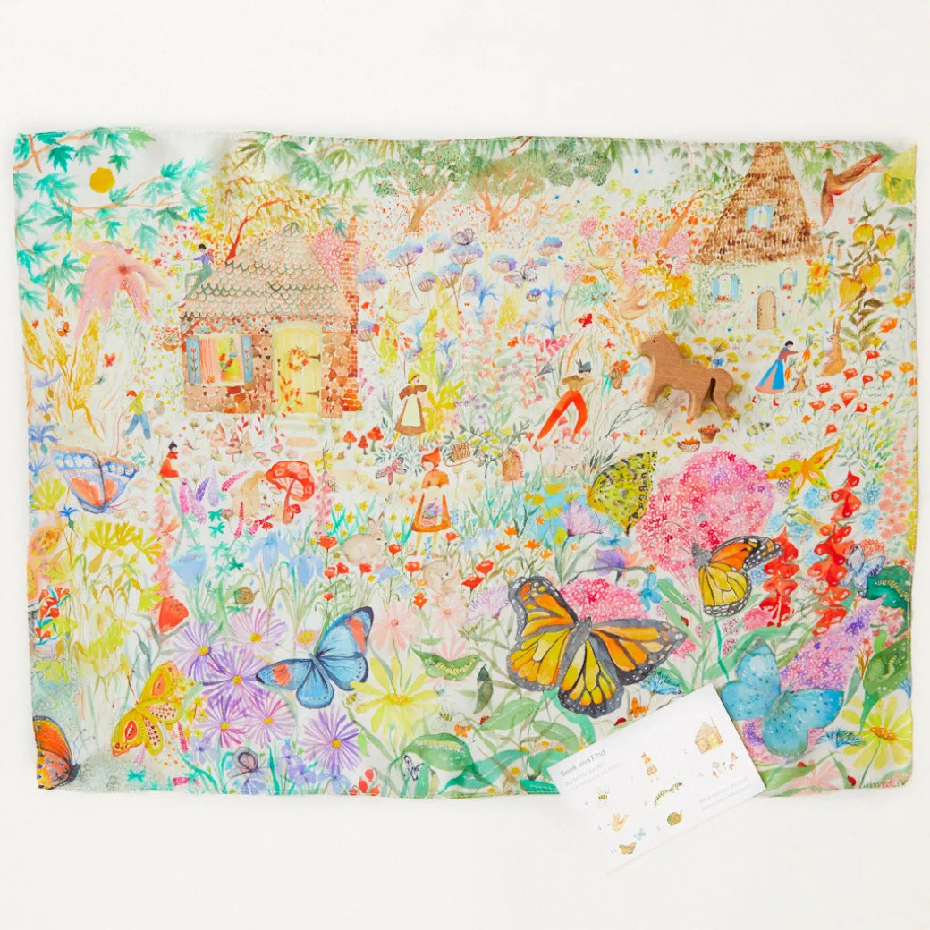Butterfly Garden Seek & Find Playsilk