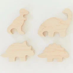Complete Wooden Dinosaur Set