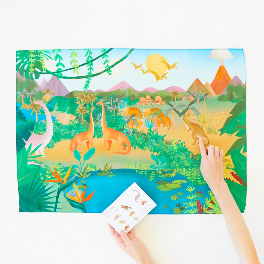 Dinosaur Land Seek & Find Playsilk