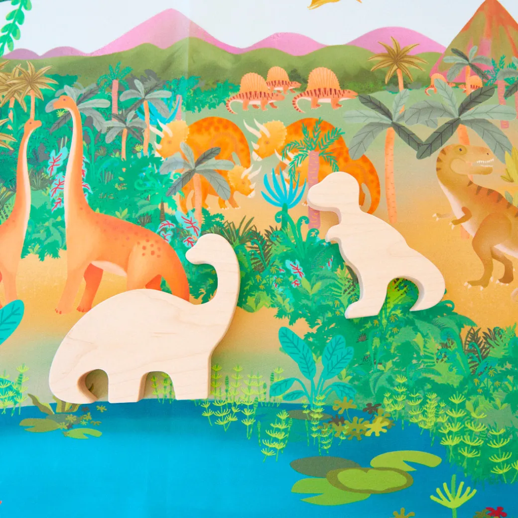 Dinosaur Land Seek & Find Playsilk