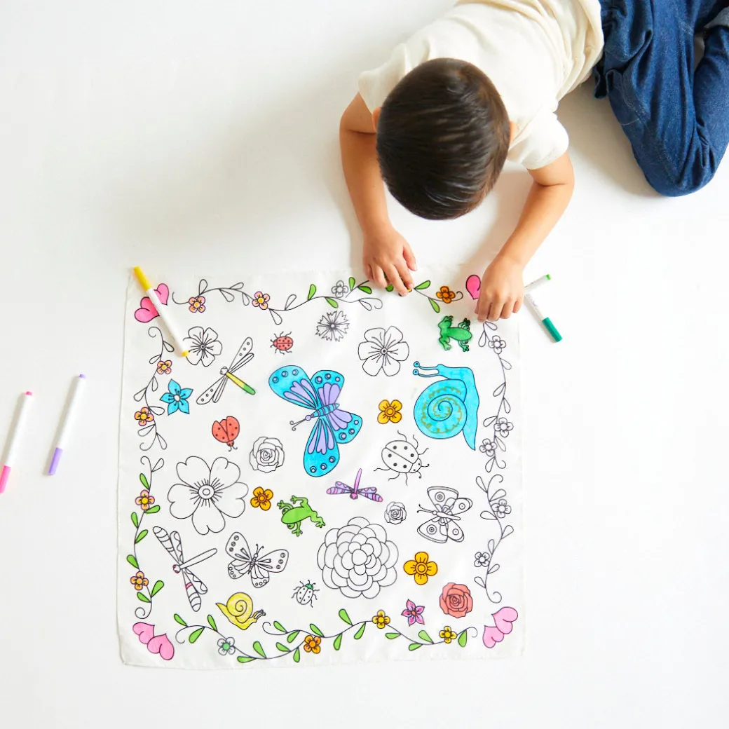 Heart Coloring Playsilk
