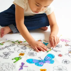 Heart Coloring Playsilk