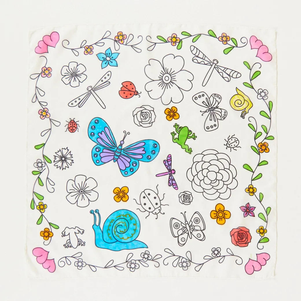 Heart Coloring Playsilk