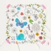 Heart Coloring Playsilk & Markers Set