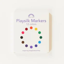 Heart Coloring Playsilk & Markers Set