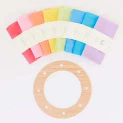 Large May Day Playsilk Set Of 8 With May Day Ring