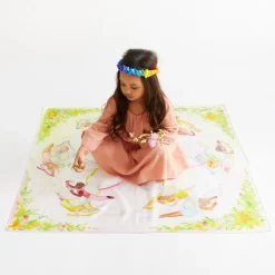 Large May Day Playsilk Set Of 8 With May Day Ring