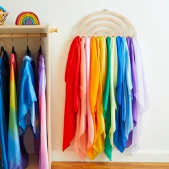 Large Rainbow Playsilk Display