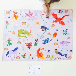 Magical Creatures Seek & Find Playsilk