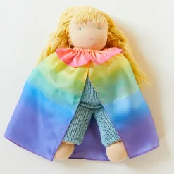 Rainbow Doll Cape