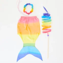 Rainbow Mermaid Prince And Princess Costume