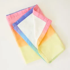 Rainbow Silk Baby Blanket