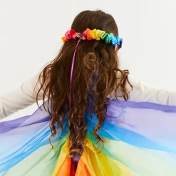 Rainbow Silk Garland