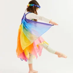 Rainbow Silk Garland