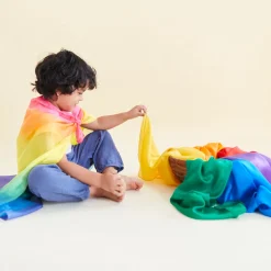 Set Of 17 Solid Color Playsilks