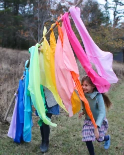 Set Of 17 Solid Color Playsilks